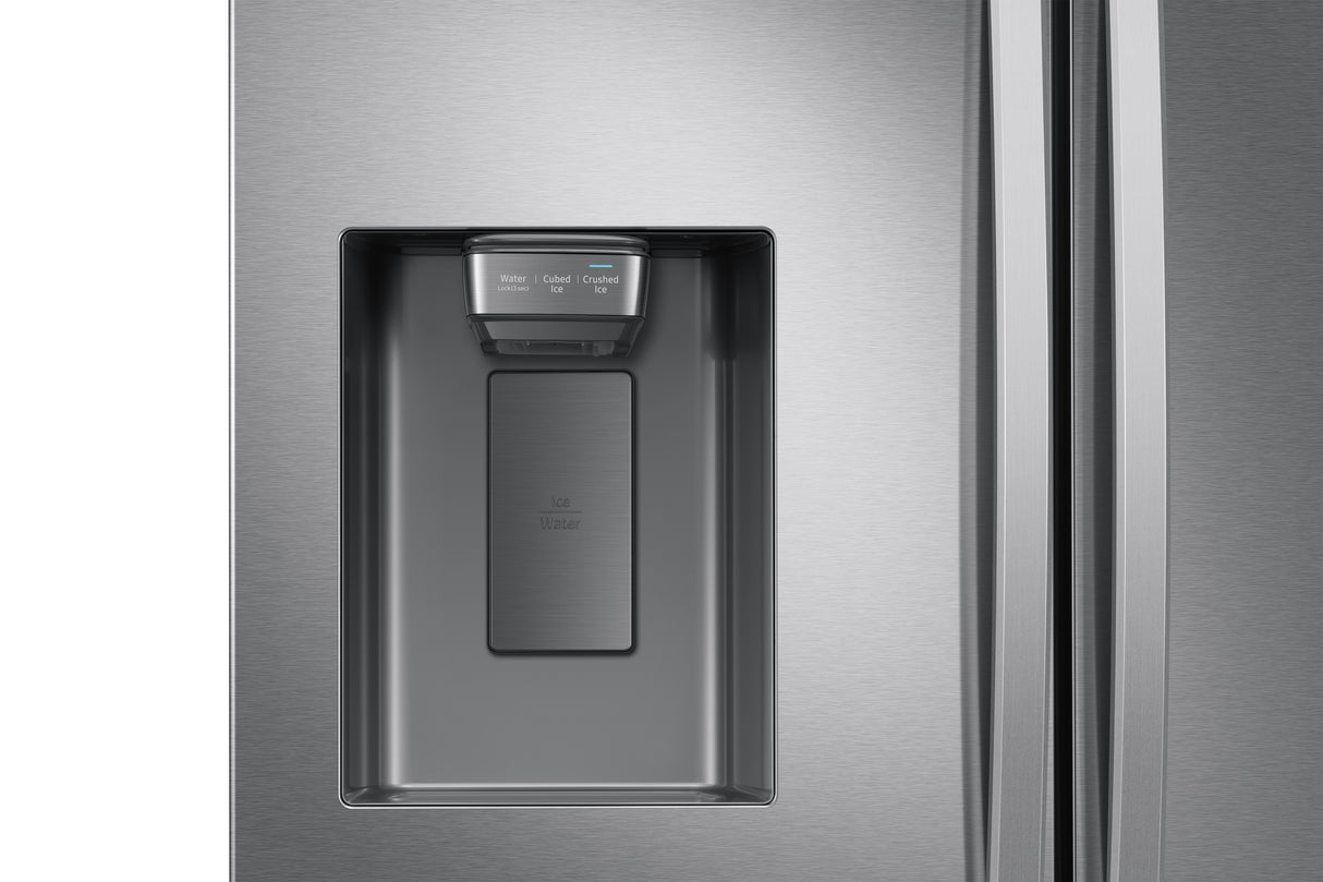 22 cu. ft. Smart 3-Door French Door Refrigerator in Stainless Steel - (RF22A4121SR)