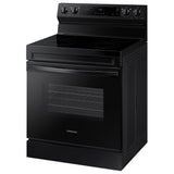 6.3 cu. ft. Smart Freestanding Electric Range with Steam Clean in Black - (NE63A6111SB)