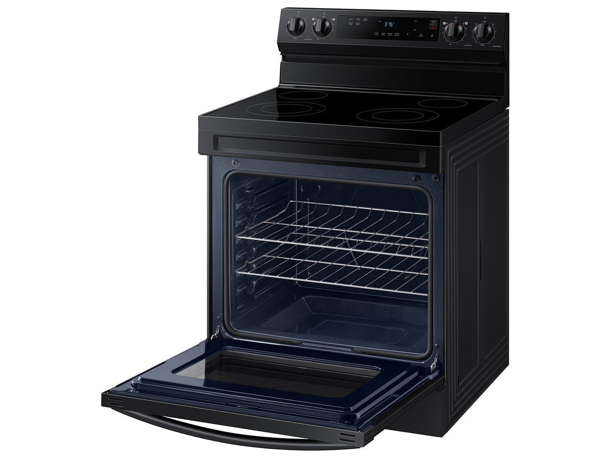 6.3 cu. ft. Smart Freestanding Electric Range with Steam Clean in Black - (NE63A6111SB)