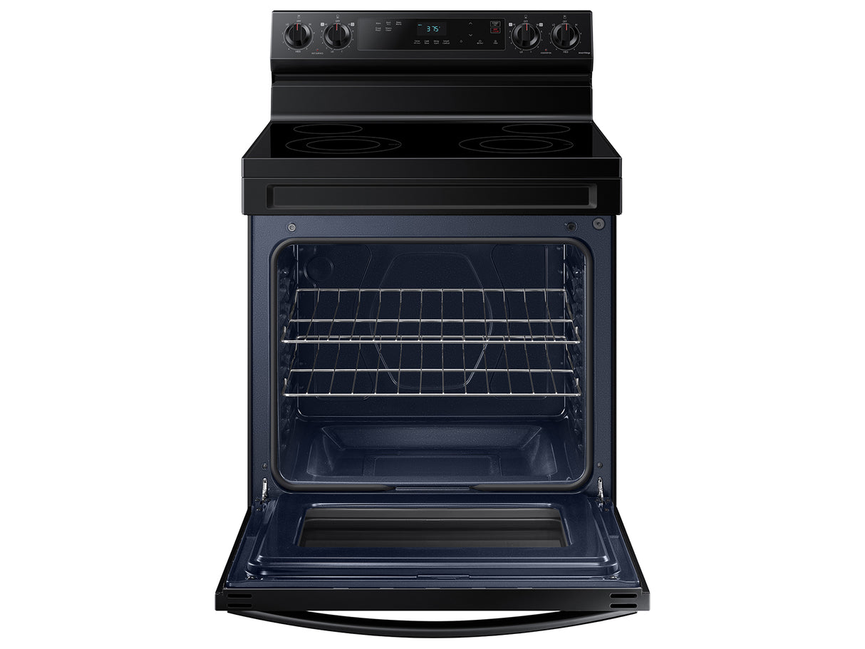 6.3 cu. ft. Smart Freestanding Electric Range with Steam Clean in Black - (NE63A6111SB)