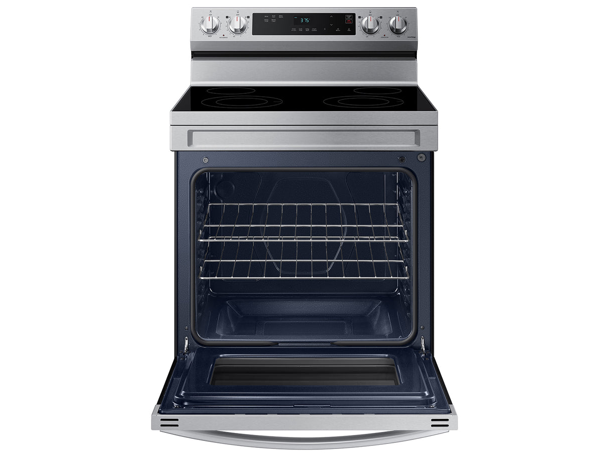 6.3 cu. ft. Smart Freestanding Electric Range with Steam Clean in Stainless Steel - (NE63A6111SS)