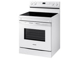 6.3 cu. ft. Smart Freestanding Electric Range with Steam Clean in White - (NE63A6111SW)