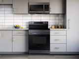 6.3 cu. ft. Smart Freestanding Electric Range with Rapid Boil(TM) & Self Clean in Black Stainless Steel - (NE63A6311SG)