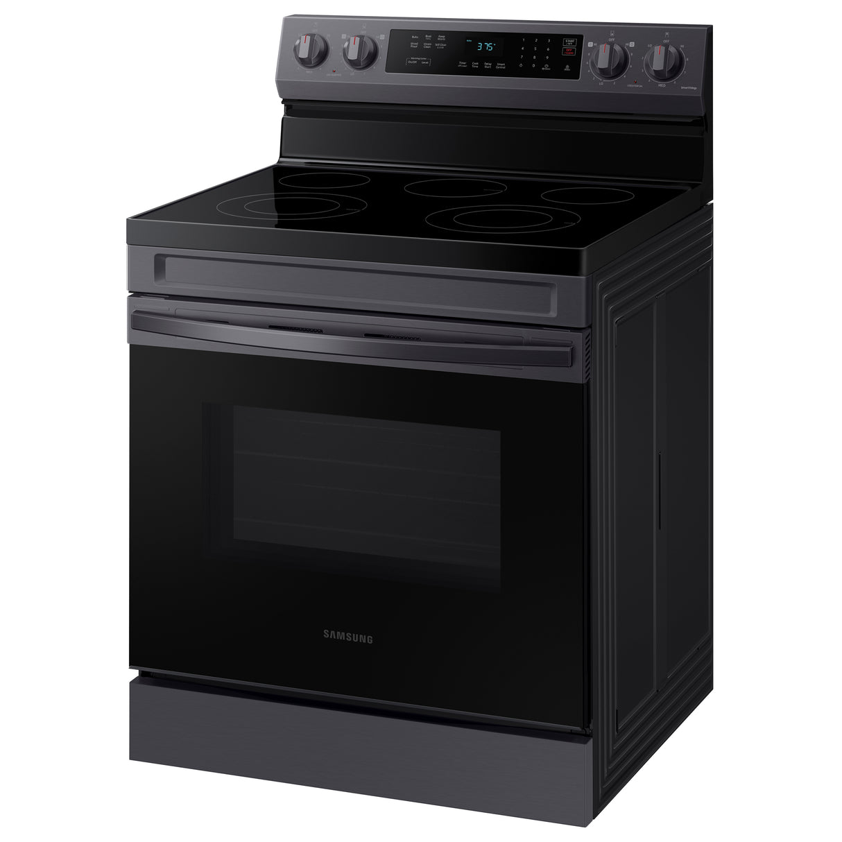 6.3 cu. ft. Smart Freestanding Electric Range with Rapid Boil(TM) & Self Clean in Black Stainless Steel - (NE63A6311SG)