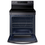 6.3 cu. ft. Smart Freestanding Electric Range with Rapid Boil(TM) & Self Clean in Black Stainless Steel - (NE63A6311SG)