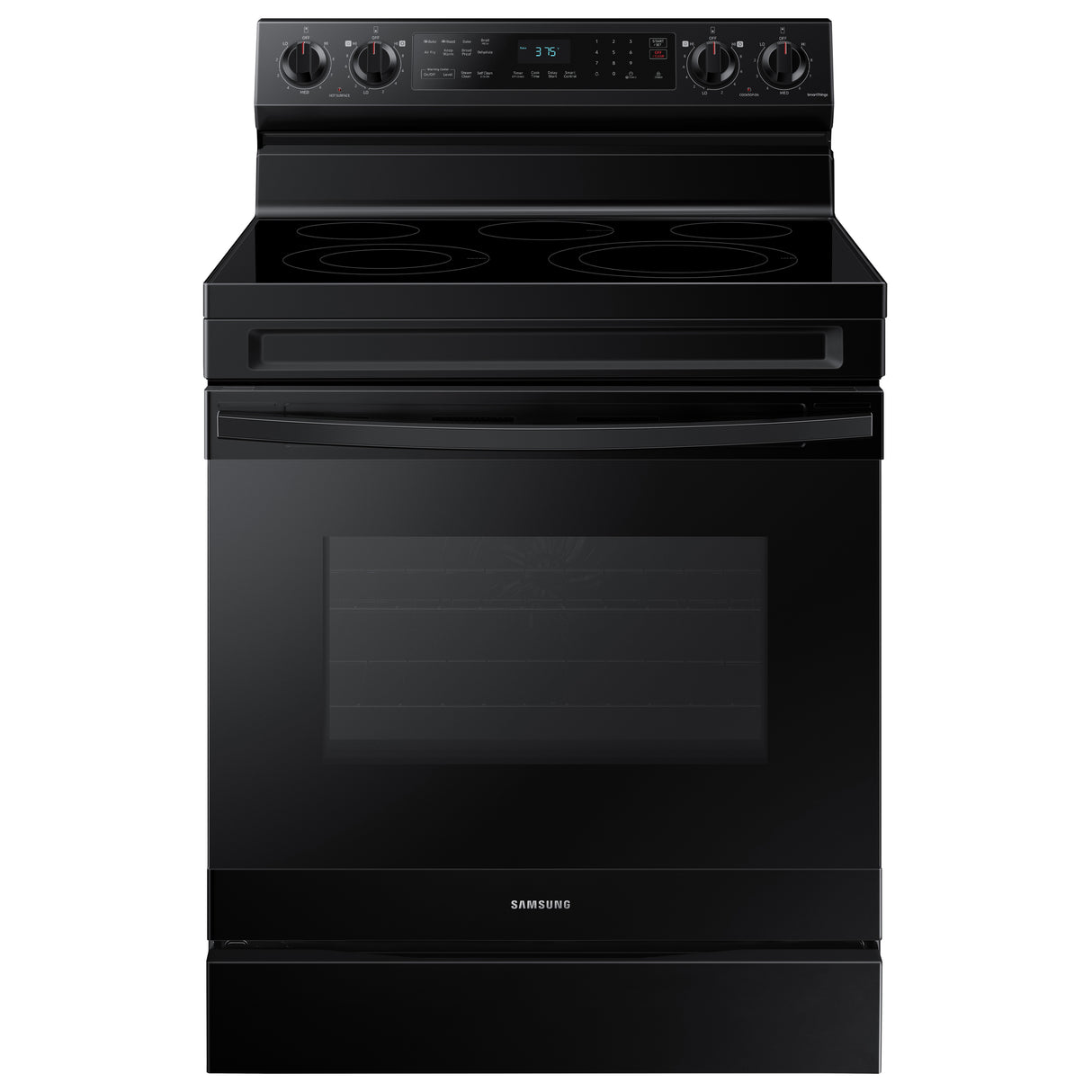 6.3 cu. ft. Smart Freestanding Electric Range with No-Preheat Air Fry & Convection in Black - (NE63A6511SB)