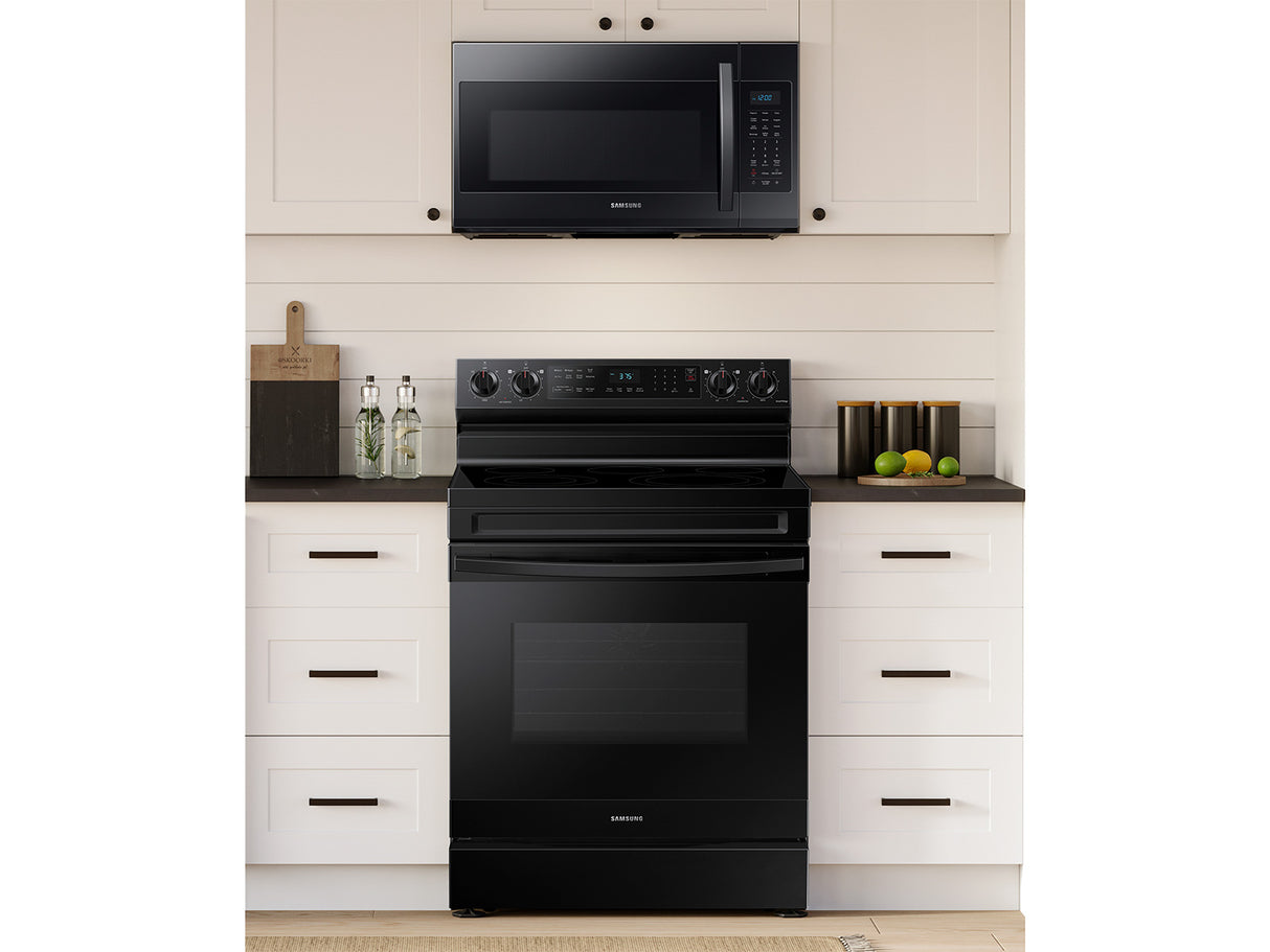 6.3 cu. ft. Smart Freestanding Electric Range with No-Preheat Air Fry & Convection in Black - (NE63A6511SB)