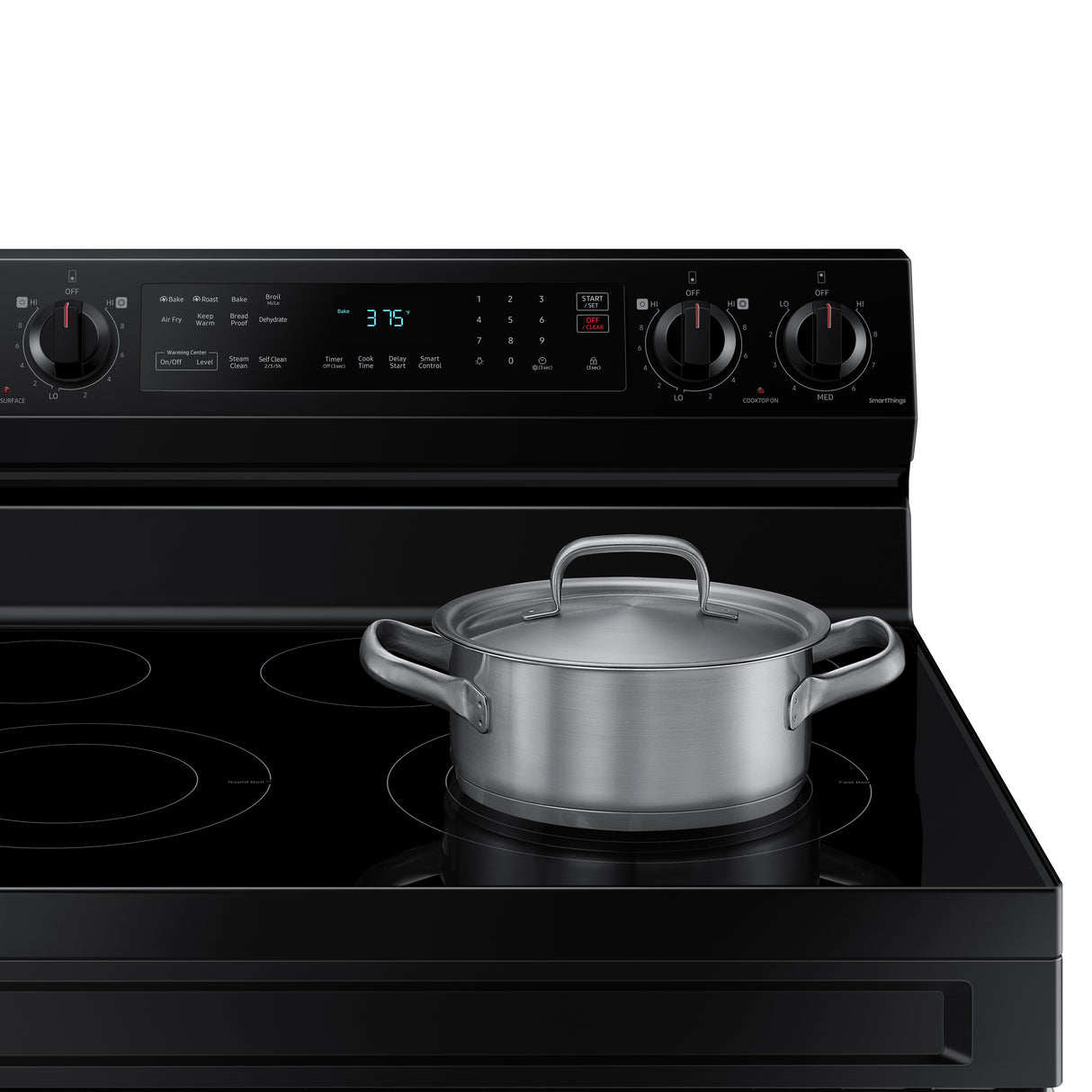 6.3 cu. ft. Smart Freestanding Electric Range with No-Preheat Air Fry & Convection in Black - (NE63A6511SB)