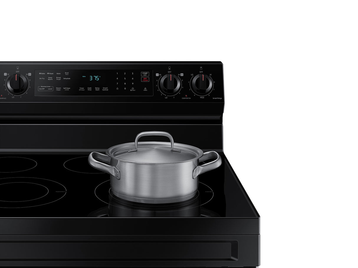 6.3 cu. ft. Smart Freestanding Electric Range with No-Preheat Air Fry & Convection in Black - (NE63A6511SB)