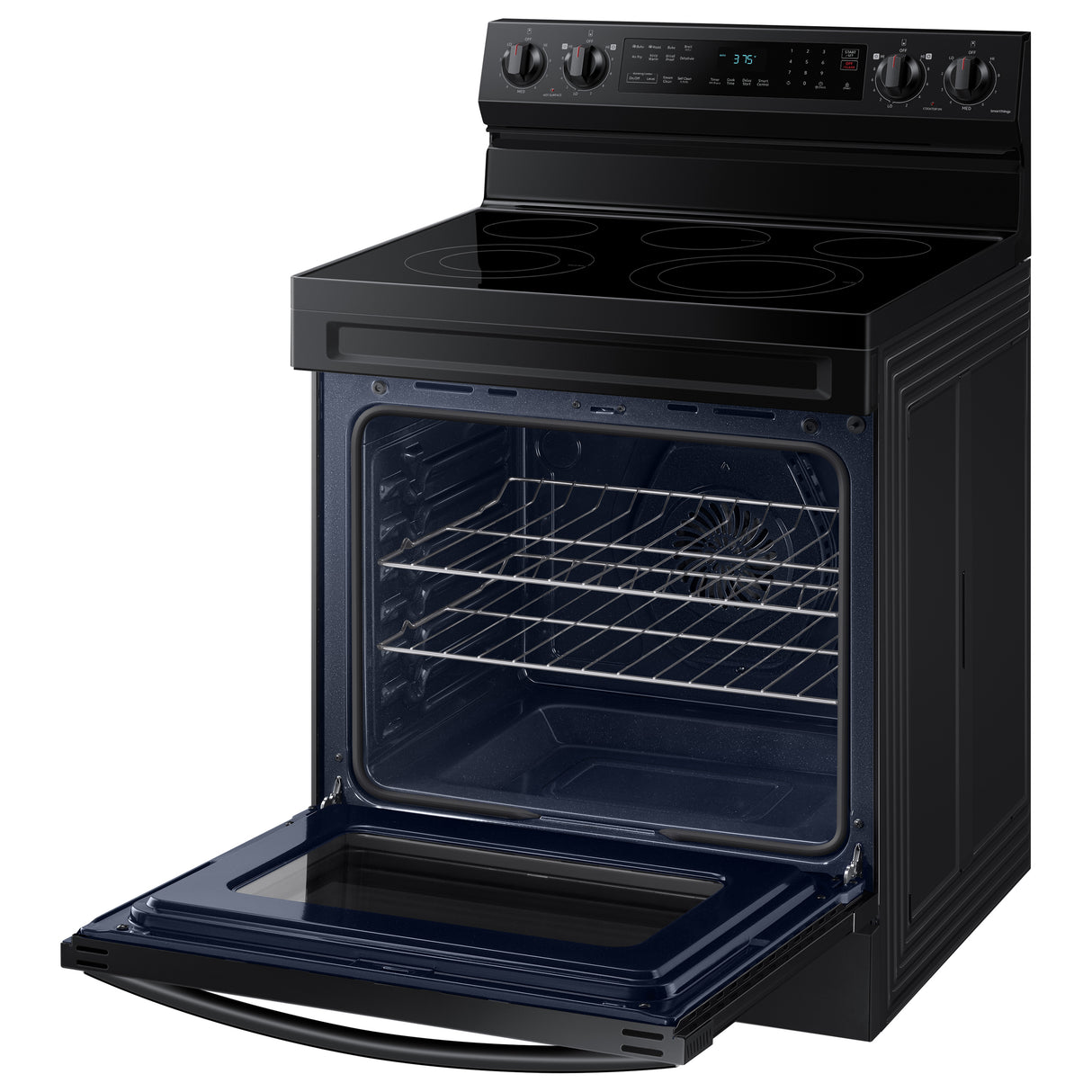 6.3 cu. ft. Smart Freestanding Electric Range with No-Preheat Air Fry & Convection in Black - (NE63A6511SB)