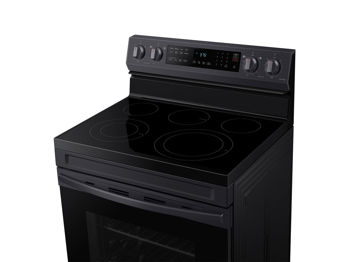 6.3 cu. ft. Smart Freestanding Electric Range with No-Preheat Air Fry & Convection in Black Stainless Steel - (NE63A6511SG)