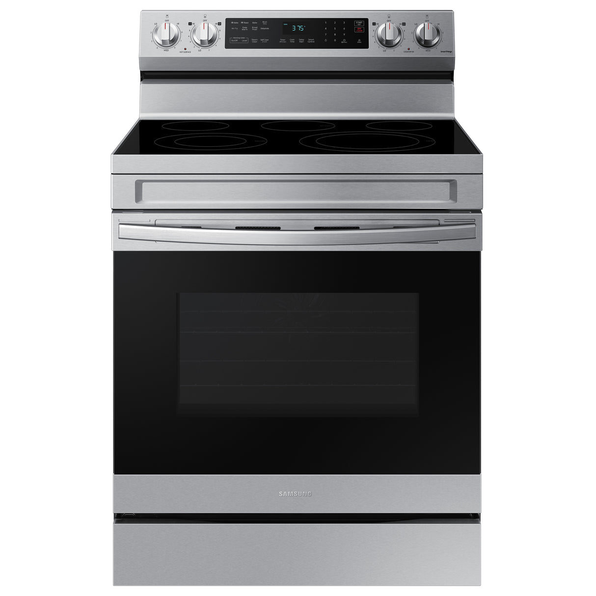 6.3 cu. ft. Smart Freestanding Electric Range with No-Preheat Air Fry & Convection in Stainless Steel - (NE63A6511SS)