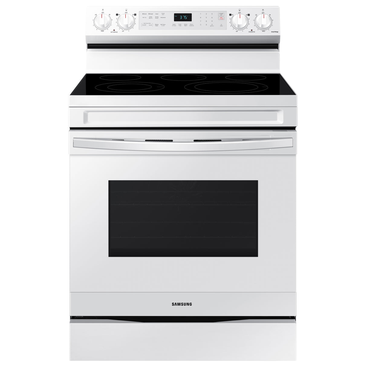 6.3 cu. ft. Smart Freestanding Electric Range with No-Preheat Air Fry & Convection in White - (NE63A6511SW)