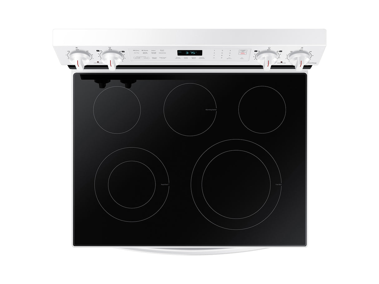 6.3 cu. ft. Smart Freestanding Electric Range with No-Preheat Air Fry & Convection in White - (NE63A6511SW)