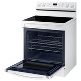 6.3 cu. ft. Smart Freestanding Electric Range with No-Preheat Air Fry & Convection in White - (NE63A6511SW)