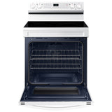 6.3 cu. ft. Smart Freestanding Electric Range with No-Preheat Air Fry & Convection in White - (NE63A6511SW)