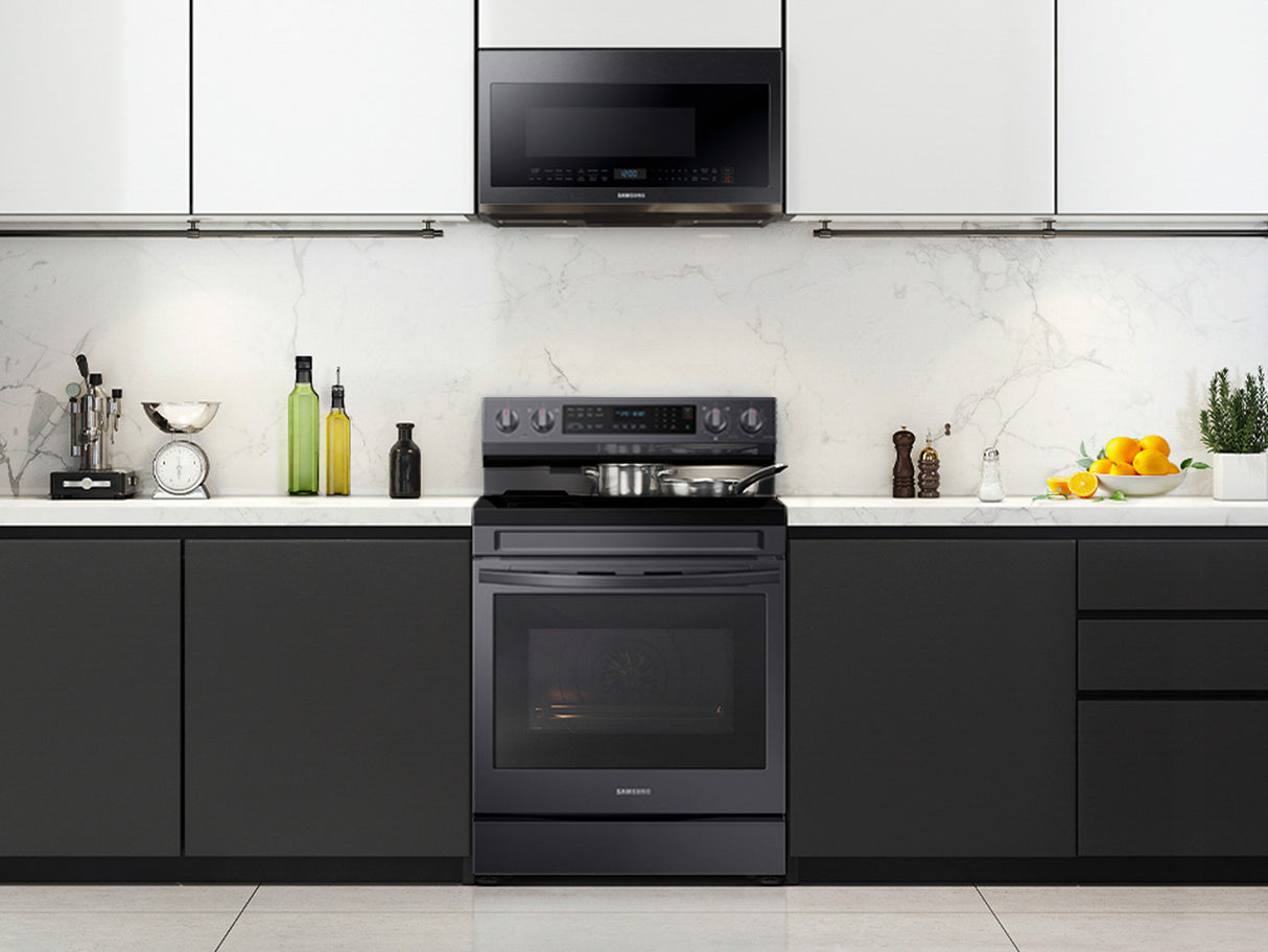 6.3 cu. ft. Smart Freestanding Electric Range with No-Preheat Air Fry, Convection+ & Griddle in Black Stainless Steel - (NE63A6711SG)