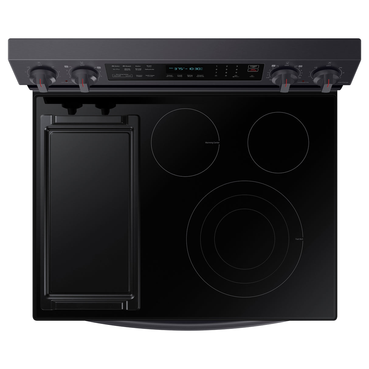 6.3 cu. ft. Smart Freestanding Electric Range with No-Preheat Air Fry, Convection+ & Griddle in Black Stainless Steel - (NE63A6711SG)