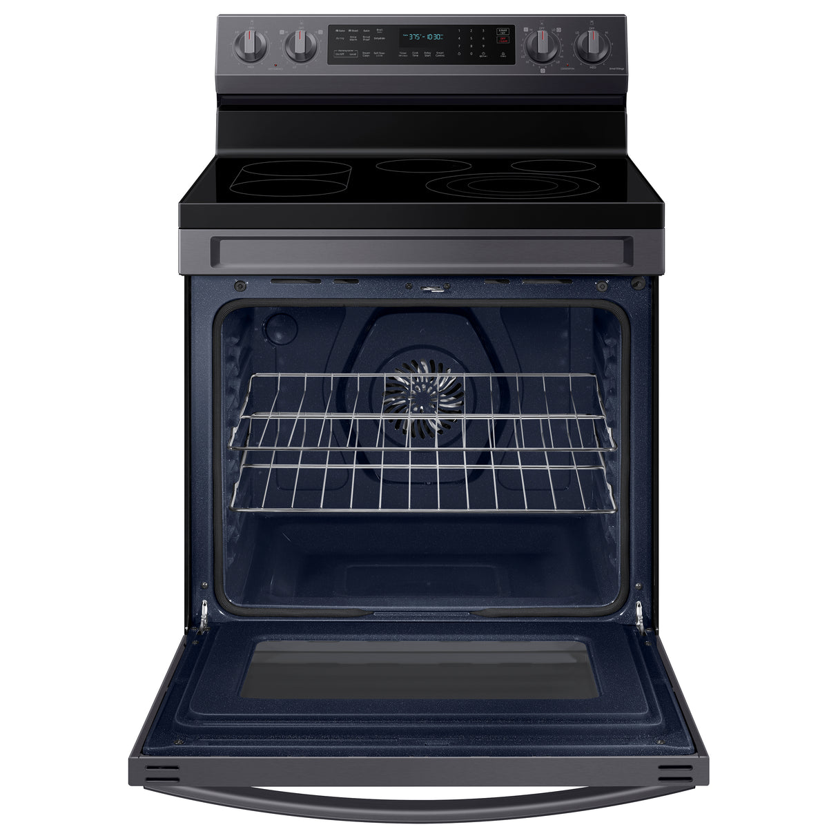 6.3 cu. ft. Smart Freestanding Electric Range with No-Preheat Air Fry, Convection+ & Griddle in Black Stainless Steel - (NE63A6711SG)