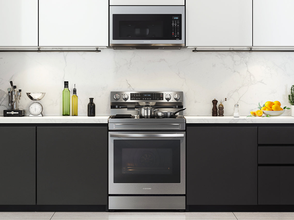 6.3 cu. ft. Smart Freestanding Electric Range with No-Preheat Air Fry, Convection+ & Griddle in Stainless Steel - (NE63A6711SS)