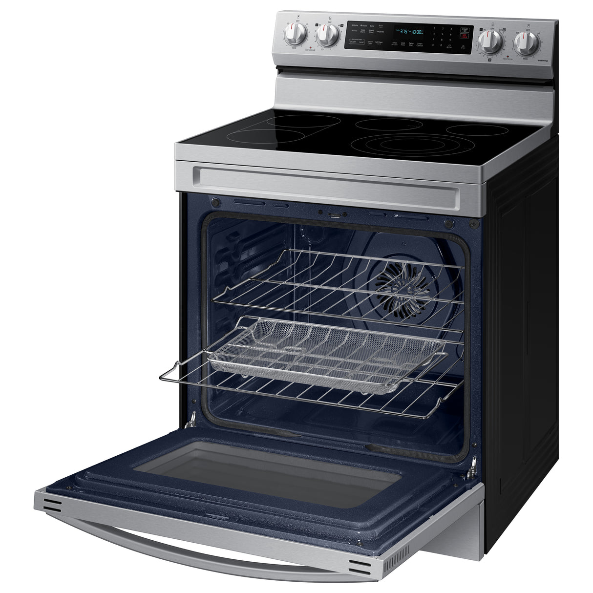 6.3 cu. ft. Smart Freestanding Electric Range with No-Preheat Air Fry, Convection+ & Griddle in Stainless Steel - (NE63A6711SS)