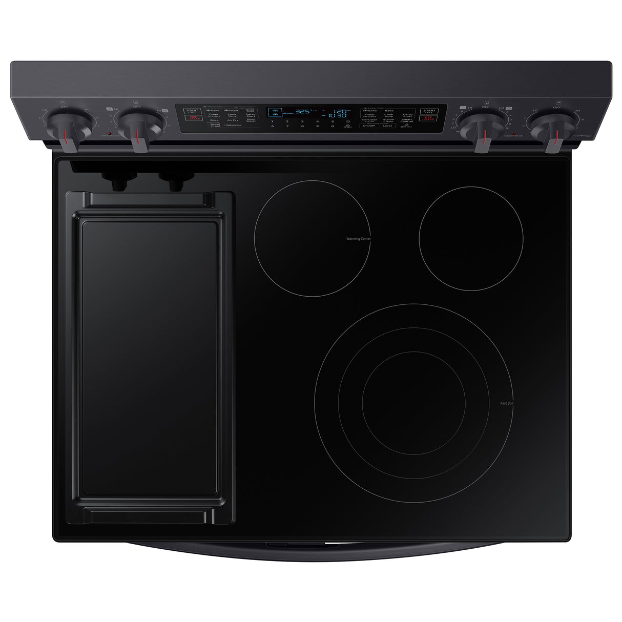 6.3 cu. ft. Smart Freestanding Electric Range with Flex Duo(TM), No-Preheat Air Fry & Griddle in Black Stainless Steel - (NE63A6751SG)