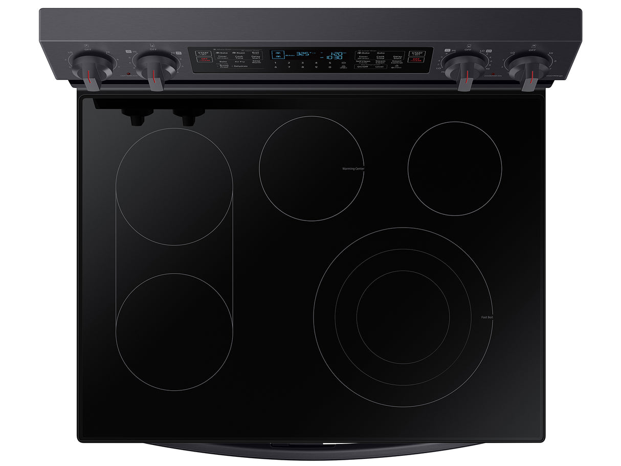 6.3 cu. ft. Smart Freestanding Electric Range with Flex Duo(TM), No-Preheat Air Fry & Griddle in Black Stainless Steel - (NE63A6751SG)