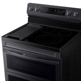 6.3 cu. ft. Smart Freestanding Electric Range with Flex Duo(TM), No-Preheat Air Fry & Griddle in Black Stainless Steel - (NE63A6751SG)