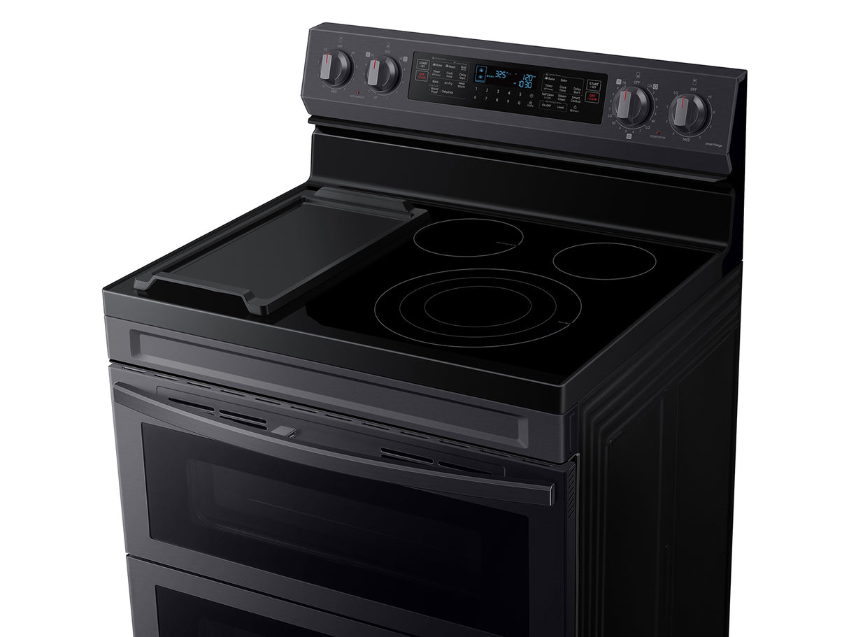 6.3 cu. ft. Smart Freestanding Electric Range with Flex Duo(TM), No-Preheat Air Fry & Griddle in Black Stainless Steel - (NE63A6751SG)