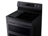 6.3 cu. ft. Smart Freestanding Electric Range with Flex Duo(TM), No-Preheat Air Fry & Griddle in Black Stainless Steel - (NE63A6751SG)