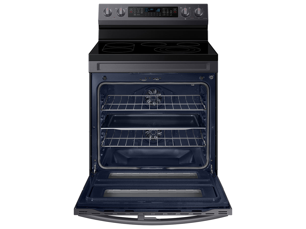 6.3 cu. ft. Smart Freestanding Electric Range with Flex Duo(TM), No-Preheat Air Fry & Griddle in Black Stainless Steel - (NE63A6751SG)