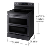 6.3 cu. ft. Smart Freestanding Electric Range with Flex Duo(TM), No-Preheat Air Fry & Griddle in Black Stainless Steel - (NE63A6751SG)