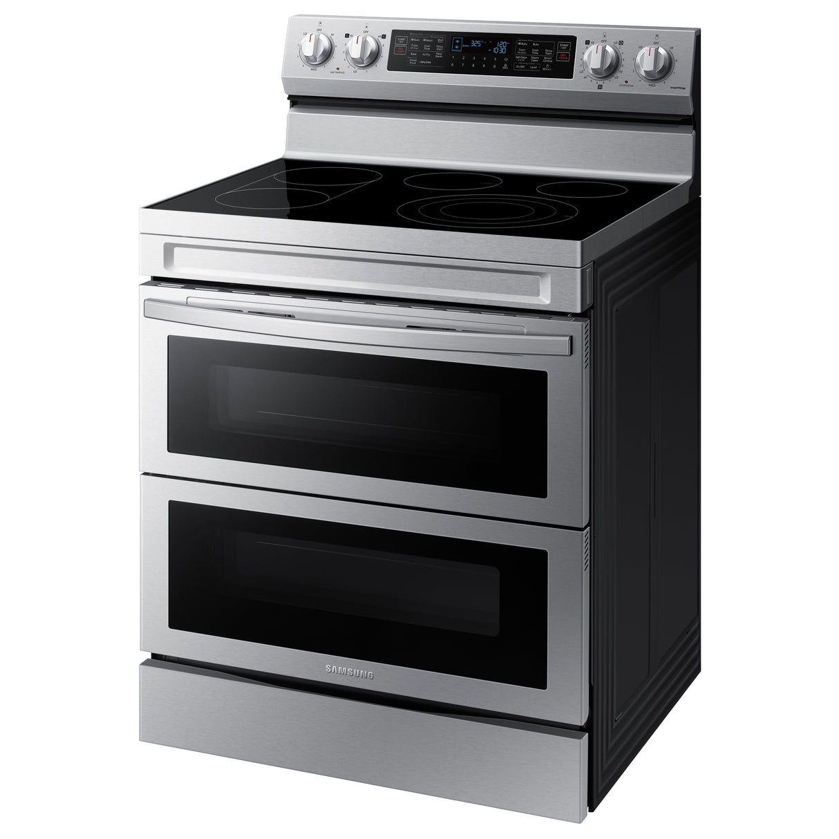 6.3 cu. ft. Smart Freestanding Electric Range with Flex Duo(TM), No-Preheat Air Fry & Griddle in Stainless Steel - (NE63A6751SS)