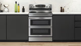 6.3 cu. ft. Smart Freestanding Electric Range with Flex Duo(TM), No-Preheat Air Fry & Griddle in Stainless Steel - (NE63A6751SS)