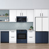 Bespoke Smart Slide-in Electric Range 6.3 cu. ft. with Smart Dial & Air Fry in Navy Steel - (NE63A8711QN)