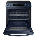 Bespoke Smart Slide-in Electric Range 6.3 cu. ft. with Smart Dial & Air Fry in Navy Steel - (NE63A8711QN)