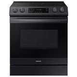 6.3 cu. ft. Smart Rapid Heat Induction Slide-in Range with Air Fry & Convection+ in Black Stainless Steel - (NE63B8611SG)