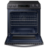 6.3 cu. ft. Smart Rapid Heat Induction Slide-in Range with Air Fry & Convection+ in Black Stainless Steel - (NE63B8611SG)