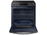 6.3 cu. ft. Smart Rapid Heat Induction Slide-in Range with Air Fry & Convection+ in Black Stainless Steel - (NE63B8611SG)