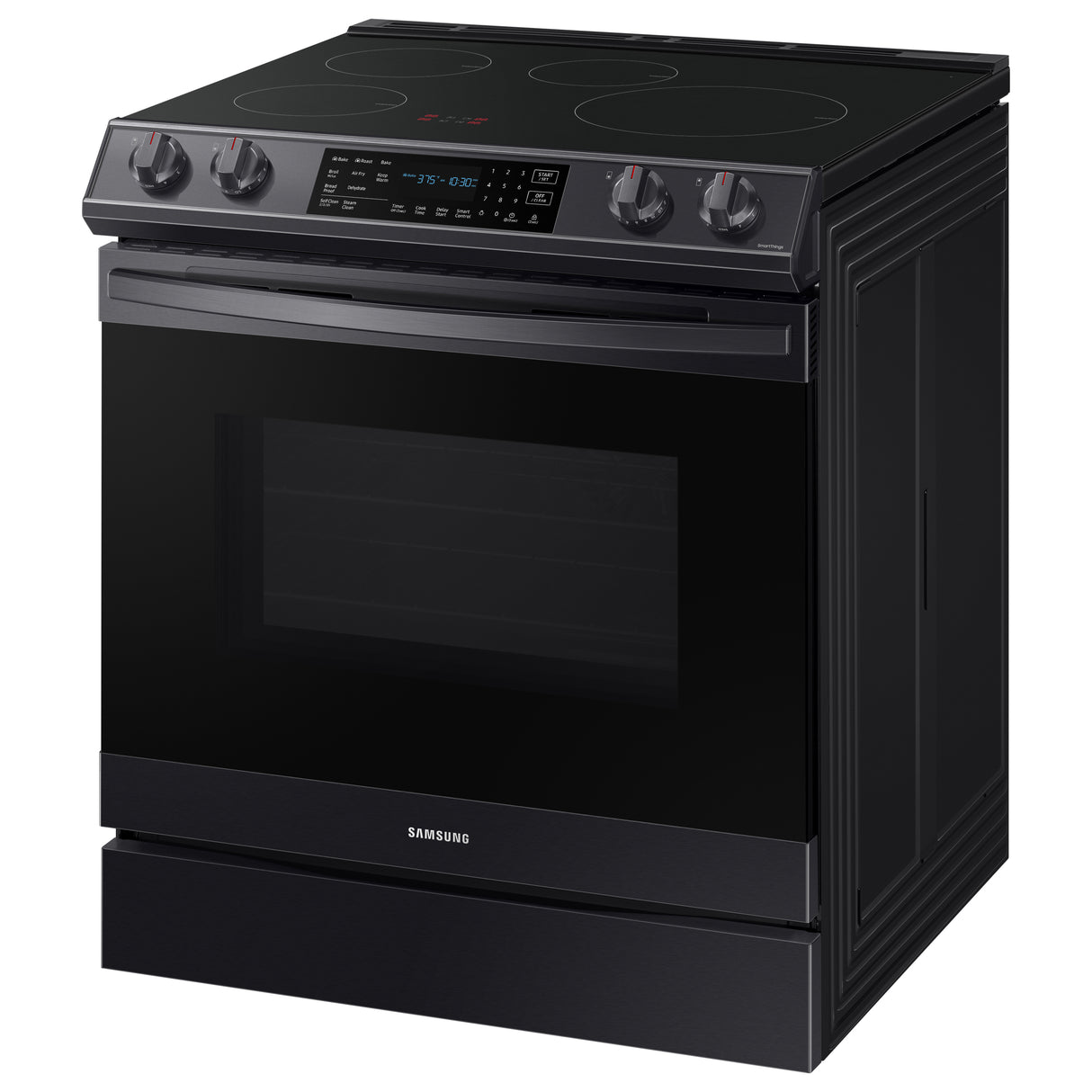 6.3 cu. ft. Smart Rapid Heat Induction Slide-in Range with Air Fry & Convection+ in Black Stainless Steel - (NE63B8611SG)