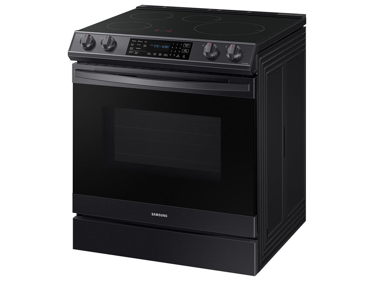 6.3 cu. ft. Smart Rapid Heat Induction Slide-in Range with Air Fry & Convection+ in Black Stainless Steel - (NE63B8611SG)