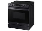 6.3 cu. ft. Smart Rapid Heat Induction Slide-in Range with Air Fry & Convection+ in Black Stainless Steel - (NE63B8611SG)