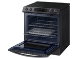 6.3 cu. ft. Smart Rapid Heat Induction Slide-in Range with Air Fry & Convection+ in Black Stainless Steel - (NE63B8611SG)