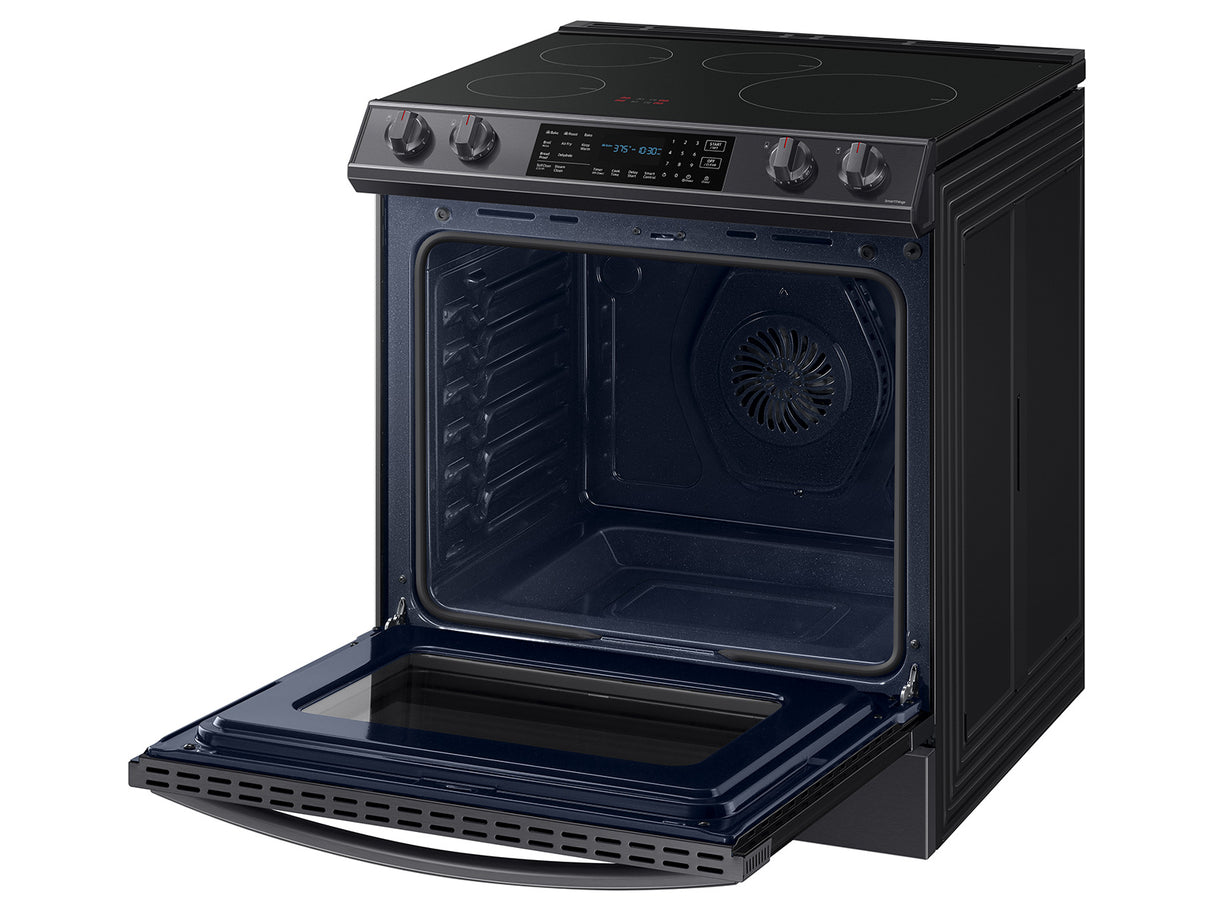 6.3 cu. ft. Smart Rapid Heat Induction Slide-in Range with Air Fry & Convection+ in Black Stainless Steel - (NE63B8611SG)