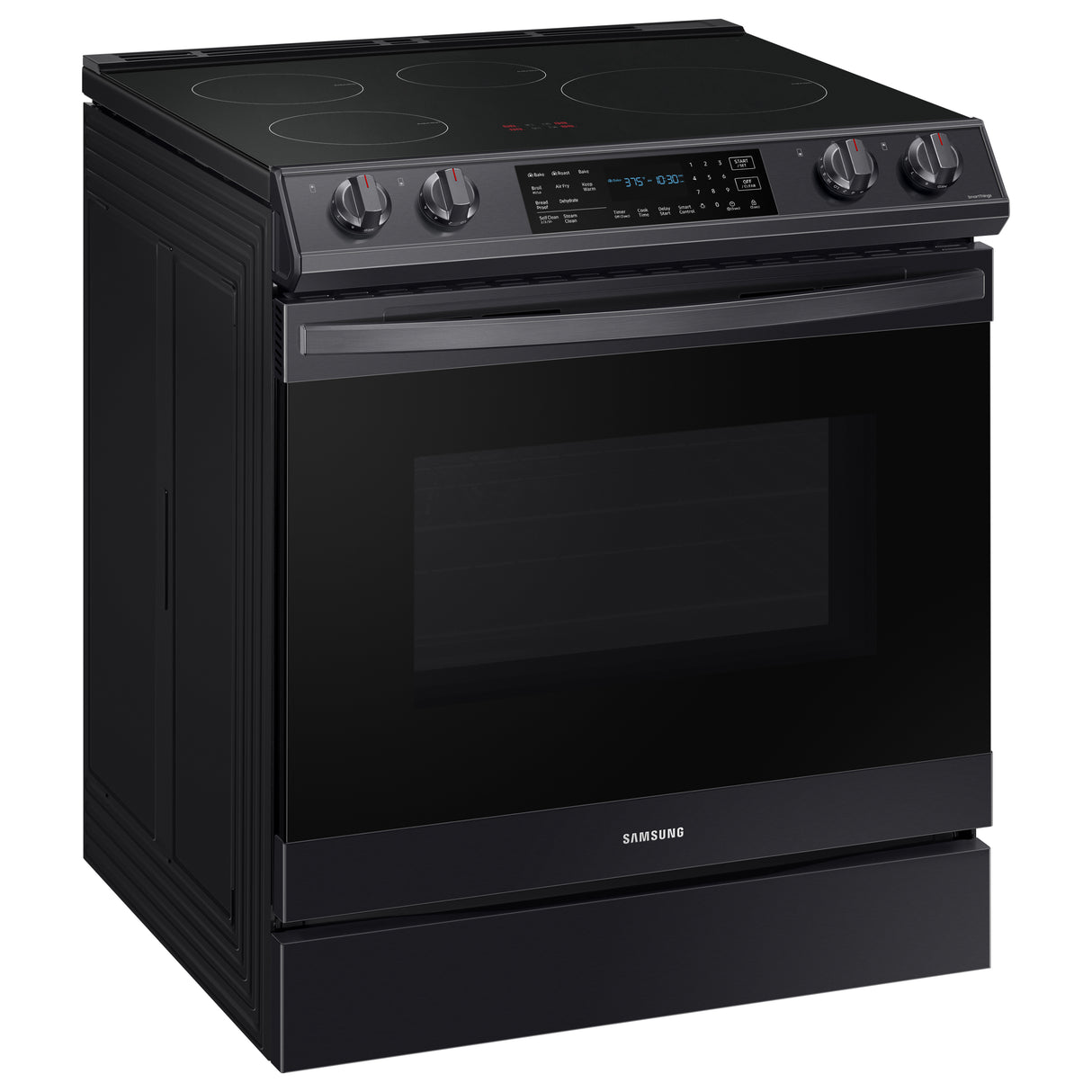 6.3 cu. ft. Smart Rapid Heat Induction Slide-in Range with Air Fry & Convection+ in Black Stainless Steel - (NE63B8611SG)