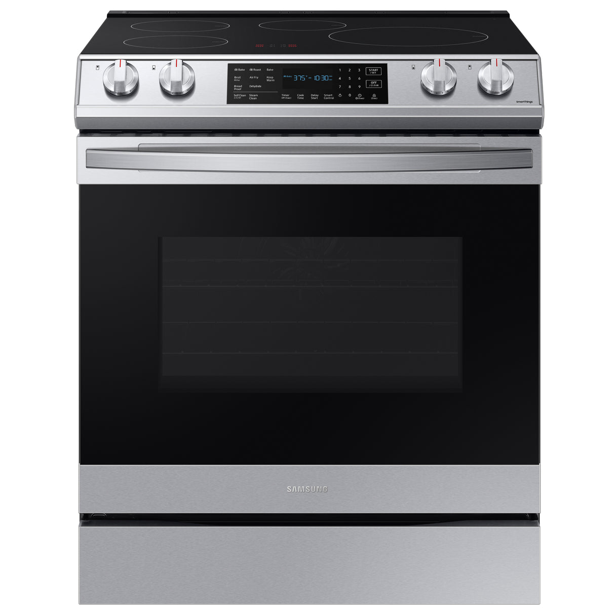 6.3 cu. ft. Smart Rapid Heat Induction Slide-in Range with Air Fry & Convection+ in Stainless Steel - (NE63B8611SS)