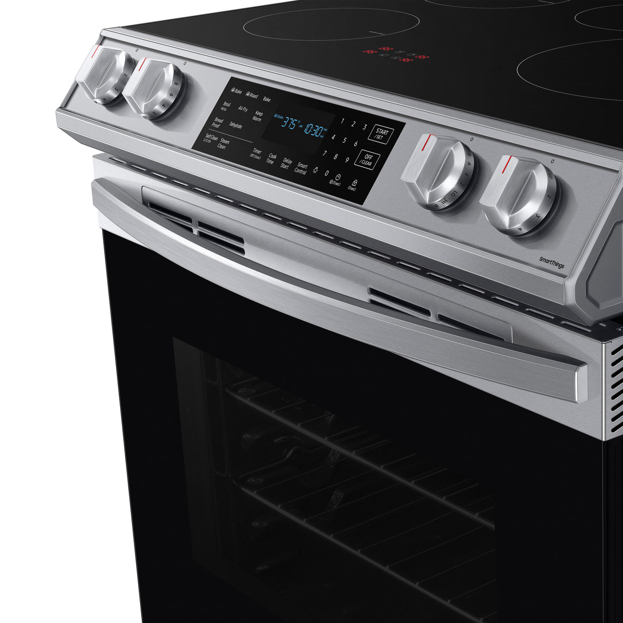 6.3 cu. ft. Smart Rapid Heat Induction Slide-in Range with Air Fry & Convection+ in Stainless Steel - (NE63B8611SS)