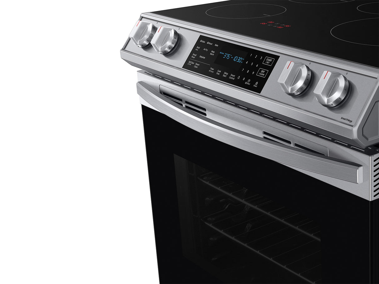 6.3 cu. ft. Smart Rapid Heat Induction Slide-in Range with Air Fry & Convection+ in Stainless Steel - (NE63B8611SS)