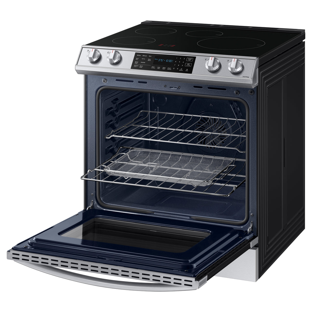 6.3 cu. ft. Smart Rapid Heat Induction Slide-in Range with Air Fry & Convection+ in Stainless Steel - (NE63B8611SS)