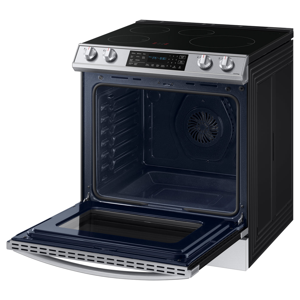 6.3 cu. ft. Smart Rapid Heat Induction Slide-in Range with Air Fry & Convection+ in Stainless Steel - (NE63B8611SS)